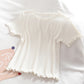 Summer Thin Elastic Pit Strip Half-Sleeved Top Pink Girl