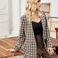 Fall and winter plaid blazer
