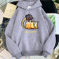 Pull à capuche à motif de personnalité créative