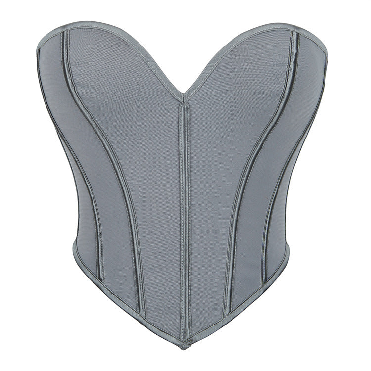 Women's Black Matte Tube Top