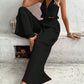 Pariaura Knot Front Cami Top Wide Leg Pants