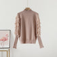 Women's Long-sleeved Stitching Pullover All-match Sweater