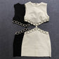 Banquet Party Rhinestone Sleeveless Bandage Dress