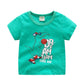T-shirt d'été imprimé dessin animé pour enfants