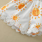 Body porte-jarretelles pour fille, lotion tournesol