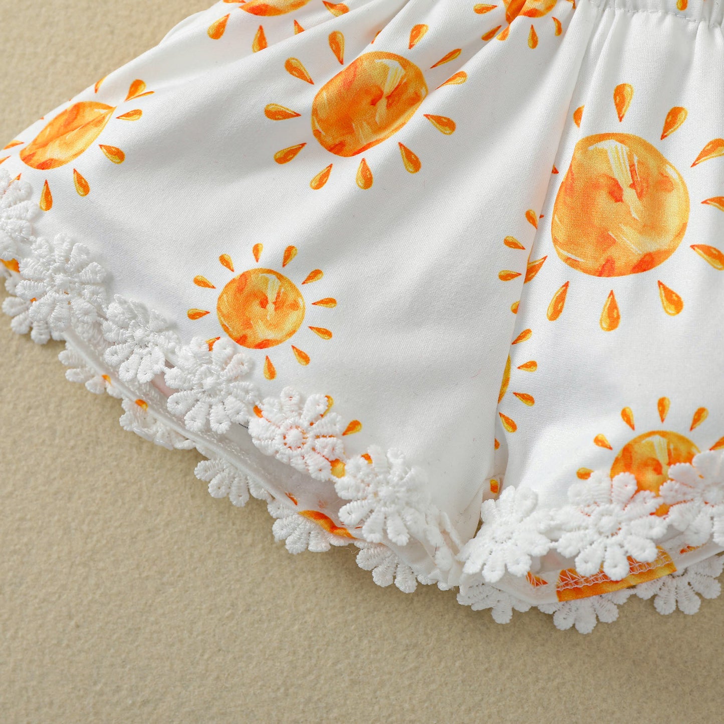 Body porte-jarretelles pour fille, lotion tournesol