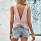 Women's Jacquard Hollow Knitted V-neck Vest