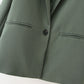 Temperament Commuter One Button Suit Jacket Women