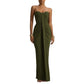 Women's European And American-style Sexy Pleated Tube Dress