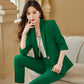 Women's Autumn And Winter OL Commuter Coat & Trousers Suit
