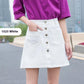 Mid-length Skirt High Waist Slimming
