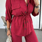 Women's Autumn Fashion Loose Casual Solid Color Suit