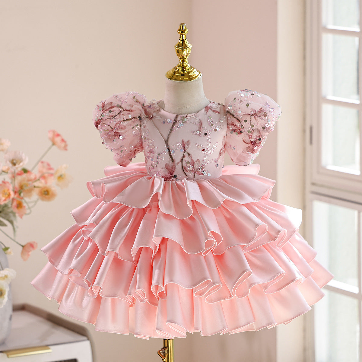One-year-old Baby Girl Zhuazhou Princess Dress Light Luxury High-end Pettiskirt