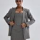 Casual Women's Suit Jacket Three-piece Set