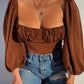 Women's Chest-wrapped Long-sleeved T-shirt