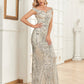 European And American Slim Elastic Fishtail Banquet Evening Dress