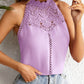 Fashion Hollowed-out Lace Gas Vest Top For Women