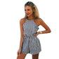 Sleeveless open-back jumpsuit