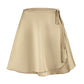 High Waist Lace-up One-piece A- Line Skirt