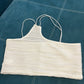 Split Irregular Hollow-out Shoulder Split Top