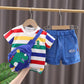 Costume deux pièces à manches courtes pour homme
