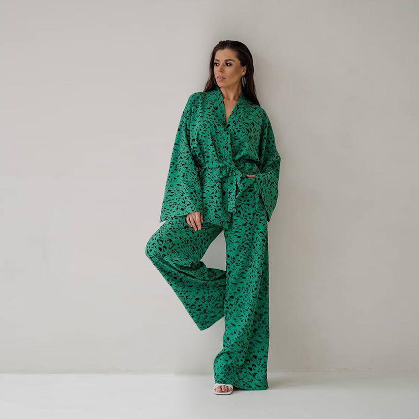 Pantalon à manches longues imprimé automne