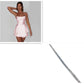 Suspender Skirt For Women Elegant Slim Strap Satin Backless Lace Up A-Line Short Dress Lady
