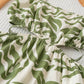 Green Floral Maxi Slip Dress With Hollow-out Design