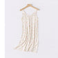 Fashion Print Cross Slip Dress For Women