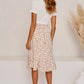 Women's leopard print skirt
