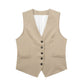 Women's Linen Blend Tank Top Casual