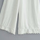 Lace panelling jumpsuit