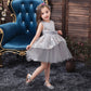 Robe de princesse avec nœud en dentelle