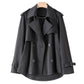 Short British Loose Drooping Coat