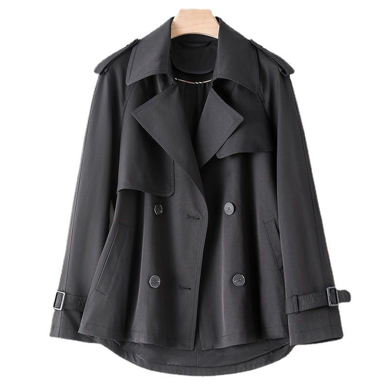 Short British Loose Drooping Coat