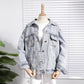 New Korean style loose Hong Kong style denim jacket