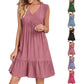 V-neck Niche Design Casual Elegant Lines Dress