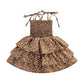 Minimalist Creativity Girls' Floral Strap Dress