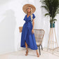 Women's Fashion Irregular Waistband Dress