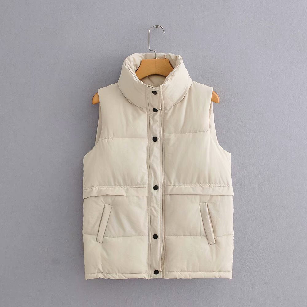 Korean Version Of Slim Slimming Single Breasted Vest