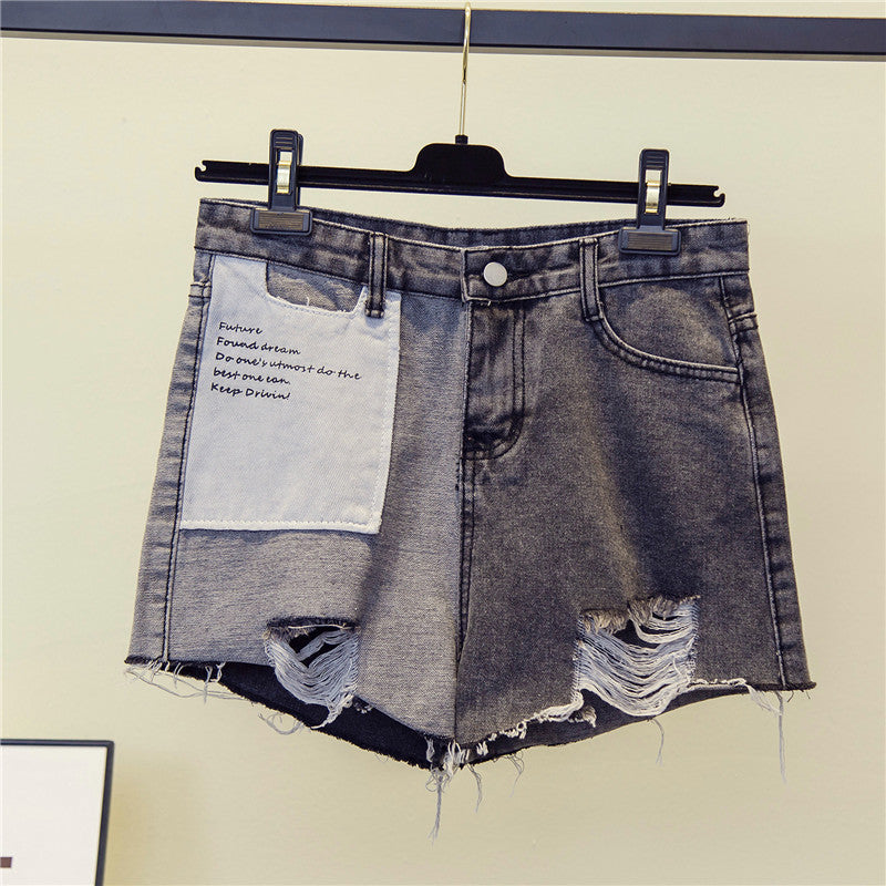 Short en jean grande taille pour femme