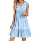 V-neck Niche Design Casual Elegant Lines Dress