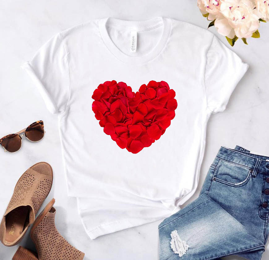 Imprimé Love à manches courtes