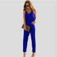 Summer New Ladies Solid Color Jumpsuit