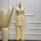 Pure Cotton Casual Plus Size Top Two-piece Pants Suit
