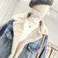 BF-style Single-breasted Two-sided Denim Jacket