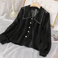 Fashion Doll Collar White Shirt