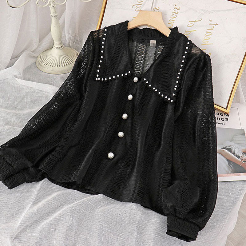 Fashion Doll Collar White Shirt