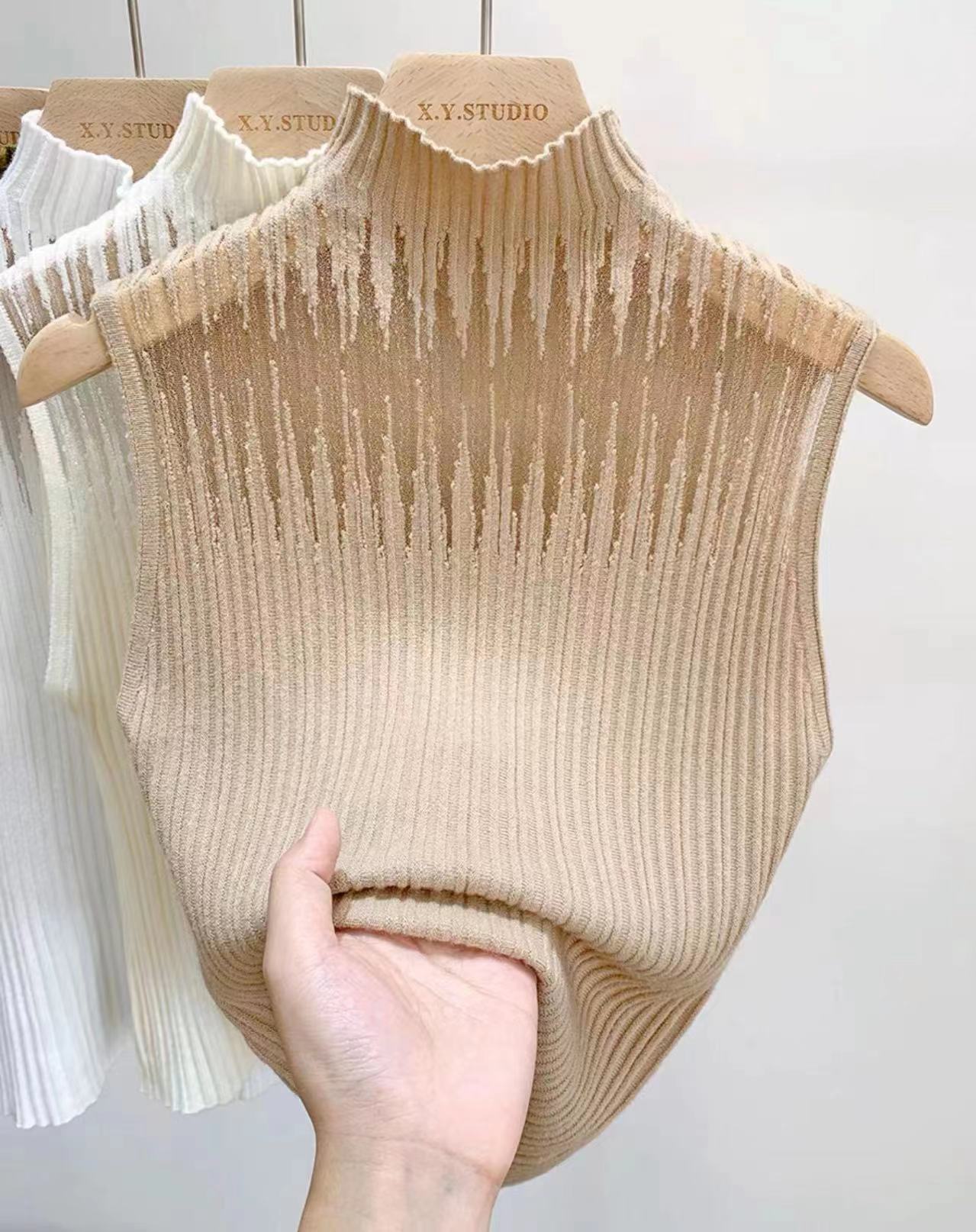 New Slim Slim Sleeveless Sweater