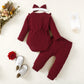 Combinaison pantalon couleur unie pour fille